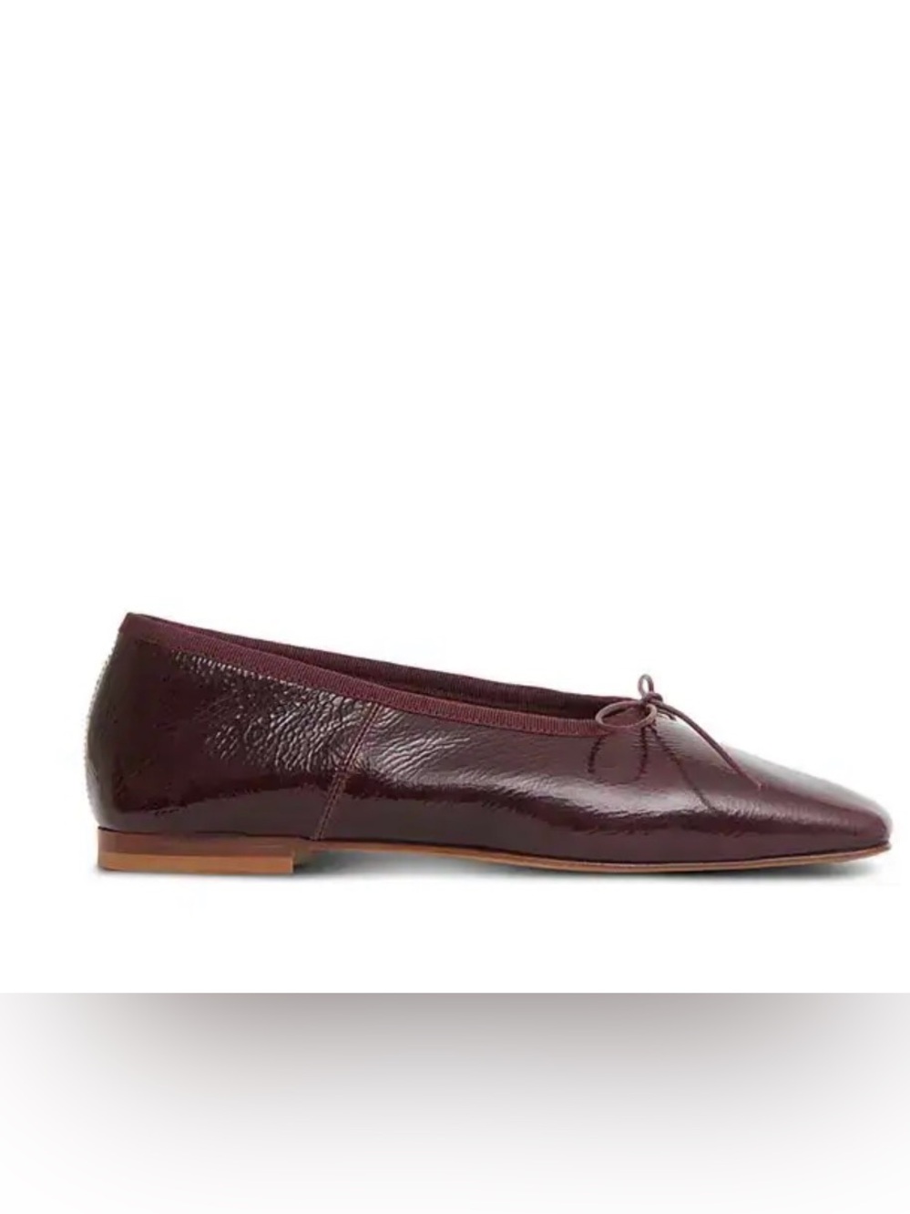 MANSUR GAVRIEL Square Toe Ballerina Flats - Oxblood sz 39 - Picture 2 of 8
